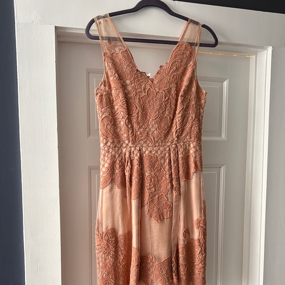 Moana Banach for Anthropologie Elegant Lace Dress